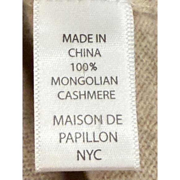 Maison de Papillion Beige Sleeve Cashmere Dress Womens S - Picture 5 of 5